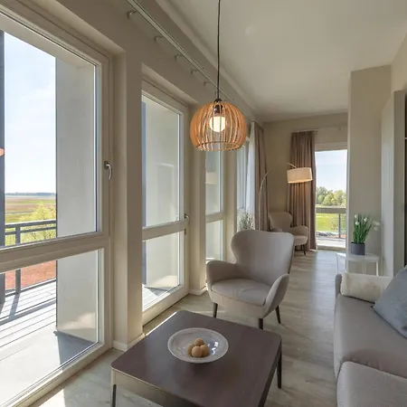 2-zimmer Sonnengott, Zwischen Ostsee Und Bodden Mit Sued- Und Westbalkon 公寓